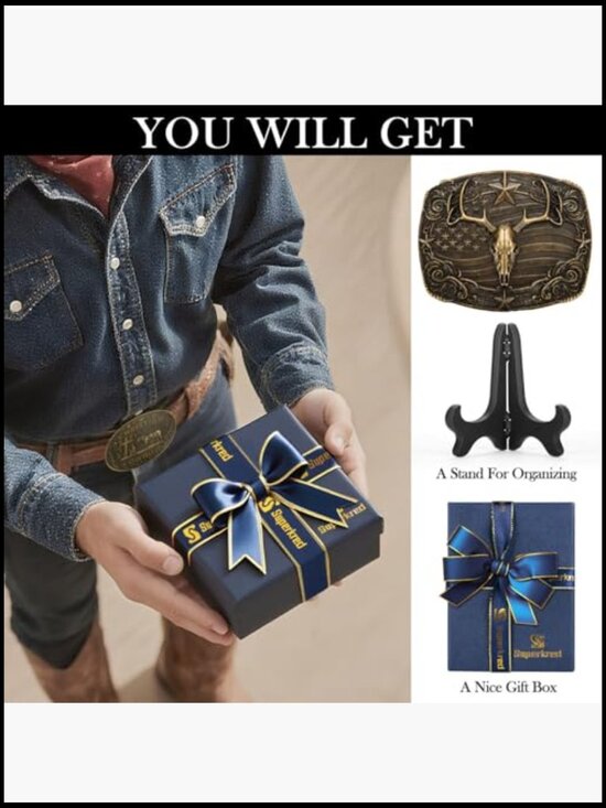 Zinc Alloy Western Belt Buckle for Men and Women main image 3